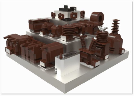 Transformador de corriente de baja tensión de frecuencia nominal 50/60HZ con corriente secundaria nominal de 1A